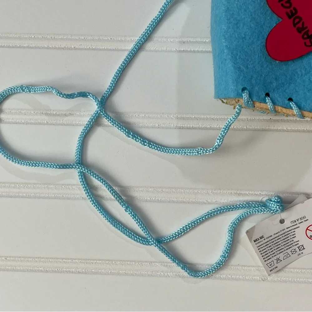Sardegna Kids Narwhal Felt and Straw Crossbody Purse Italy